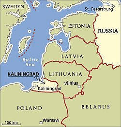 Kaliningrad Karte