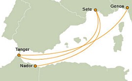 COMARIT Route Karte