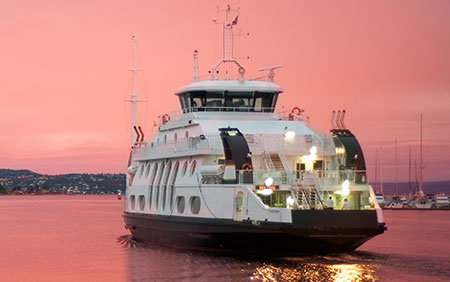 Stena Fähre im Hafen von Fleetwood